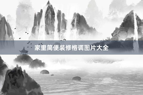 家里简便装修格调图片大全